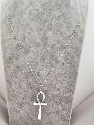 Collar Cruz de la Vida Plata