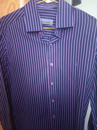 Camisa Bonachelo Rayas Azul y Morado