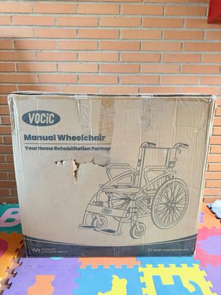 VOCIC U31 silla de ruedas plegable ligera 150KG.