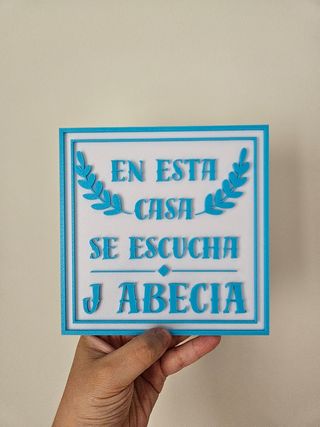 Azulejo decorativo: J ABECIA