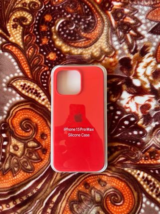 Funda iPhone 15 Pro Max Silicona Negra