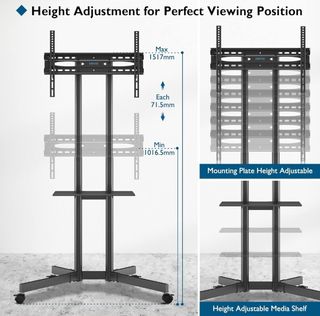 Soporte móvil de TV Universal 32-85 Pulgadas