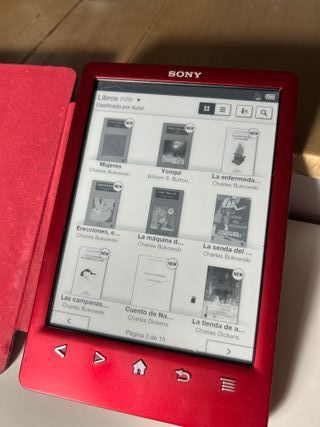 Ebook Sony PRS-T3 Rojo