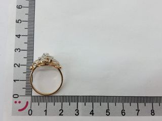 anillo oro 18k con piedra con diamante