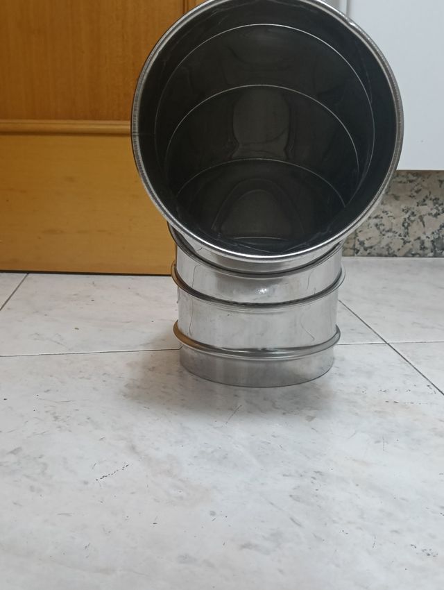 Codo 90º Acero Inoxidable 150 mm