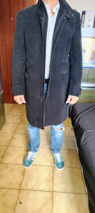 Cappotto nero uomo