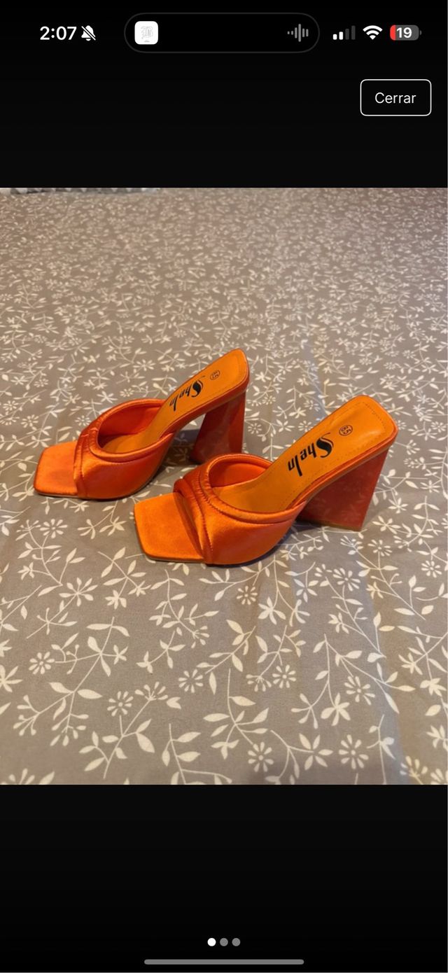 Tacones Shein Naranja