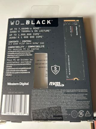 SSD NVMe 1TB WD_Black SN850 Gen4