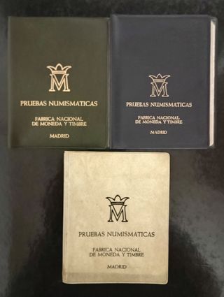 🇪🇦Carteras de la FNMT de 1976-1977-1979.