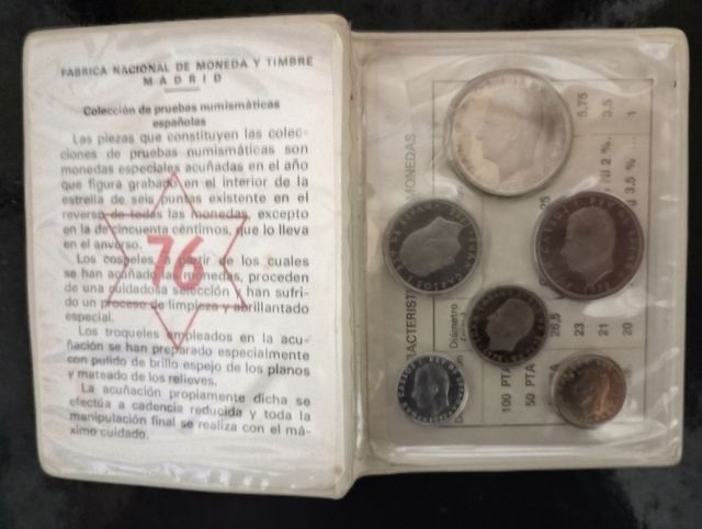 🇪🇦Carteras de la FNMT de 1976-1977-1979.