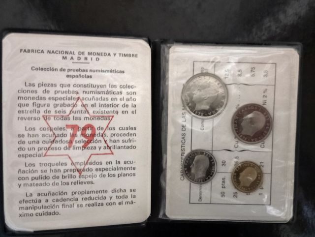 🇪🇦Carteras de la FNMT de 1976-1977-1979.