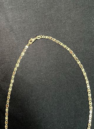 Cadena laminada en oro 18k 
