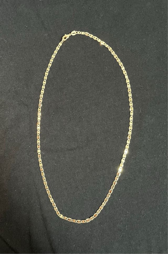 Cadena laminada en oro 18k