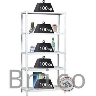 Estantería Metálica 1800x900x300 mm - 500 Kg