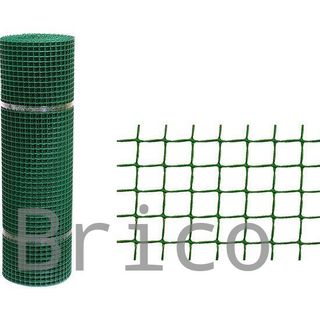 Malla Plástica - 9x9 mm - 1,00x25 m - Verde