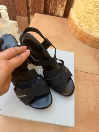 Sandalias Calvin Klein aisha Negras