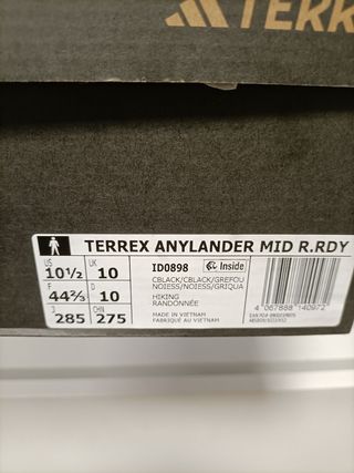 Zapatillas Adidas Terrex Negras