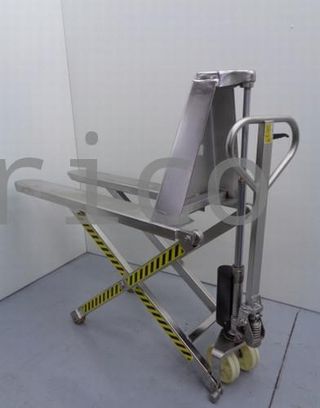 Transpaleta Tijera Inoxidable - 1000 Kg