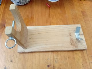 Soporte para jamón de madera