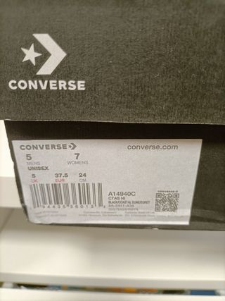 Zapatillas Converse Mujer Negras