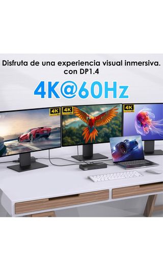 NUEVA Estación Acoplamiento WAVLINK USB C Display