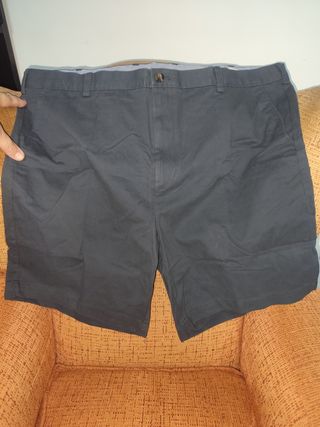 Pantalón corto gris hombre