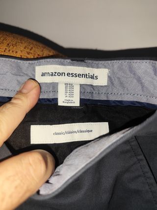 Pantalón corto gris hombre