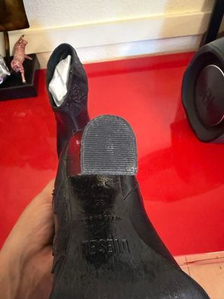 Botas Diesel Talla 36 Piel Negra