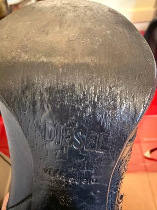 Botas Diesel Talla 36 Piel Negra