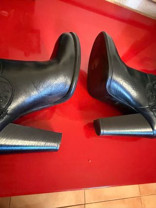 Botas Diesel Talla 36 Piel Negra