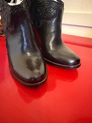 Botas Diesel Talla 36 Piel Negra