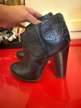 Botas Diesel Talla 36 Piel Negra