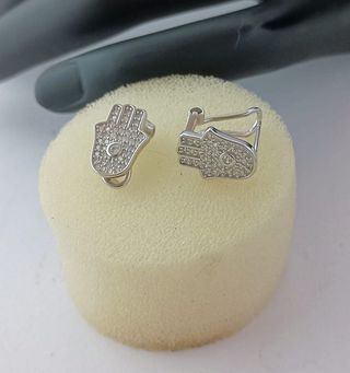Pendientes Plata 925 Circonitas brillantes