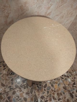 Mesa camilla alta de madera