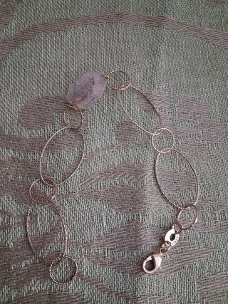 Bracciale T S C con pietra naturale