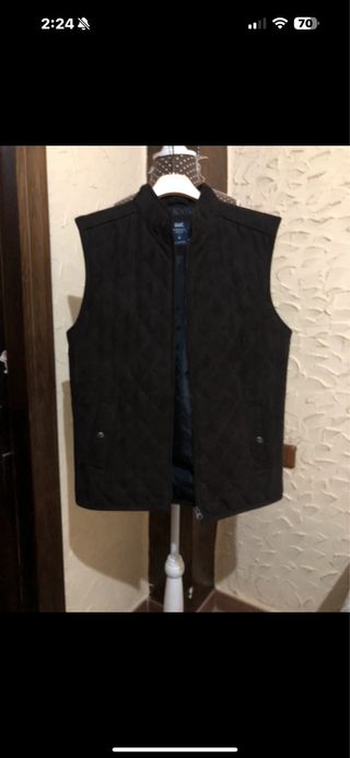 Chaleco vestir talla 52 marrón