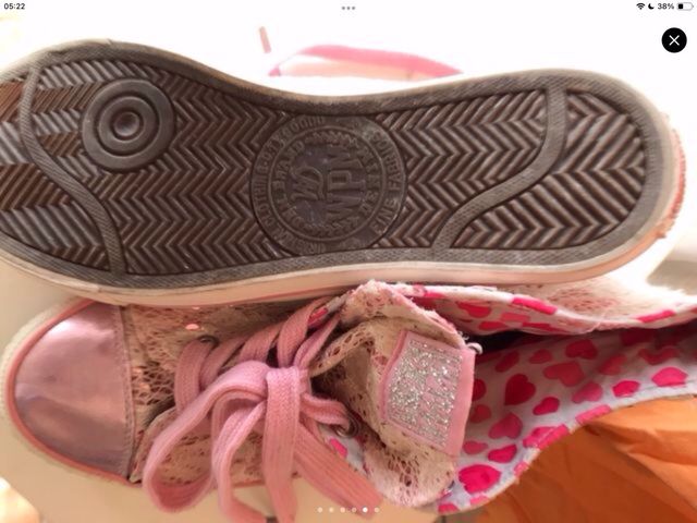 Scarpe ginnastica donna rosa e oro