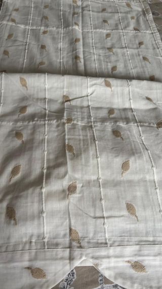 Pacchetto tende cieche beige e bianche