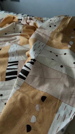 Conjunto Edredón cama 150 y Cortinas + bandó