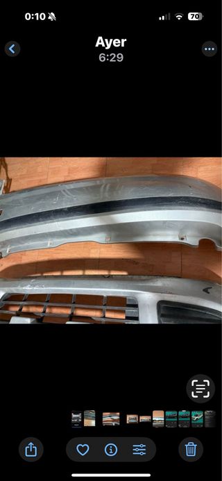 2 Parachoques Fiat Panda 2009