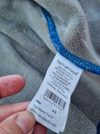 Felpa Terranova bambino 5 anni / 110 cm