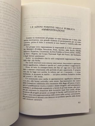 Le opportunità crescono: la legge 125/91