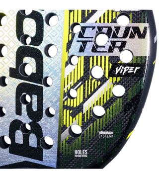 COKI NIETO.
Pala Babolat Counter Viper 2026.