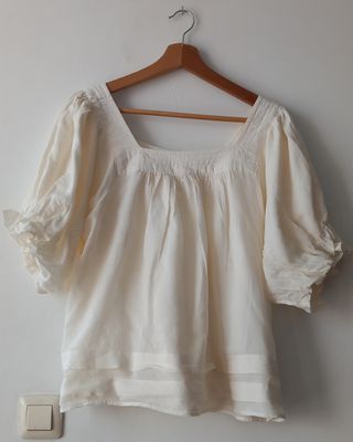 Blusa manga abullonada