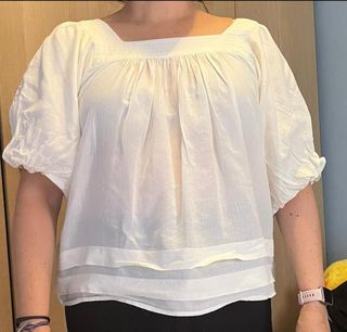 Blusa manga abullonada