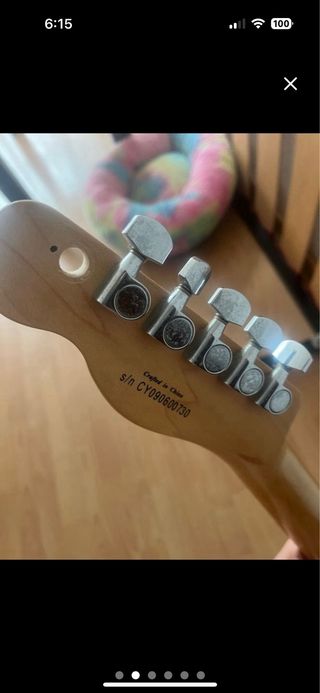 Clavijero Fender Squier Telecaster Affinity, 5 