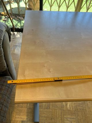 Mesa de estudio o despacho Ikea abedul