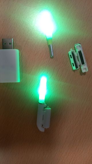 Set de 2 punteros led para pesca