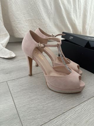 Sandalias LODI Pauli Novia Rosa