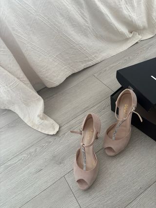 Sandalias LODI Pauli Novia Rosa